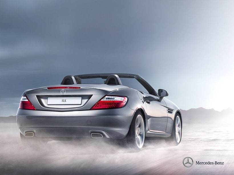 2014_Mercedes-Benz_SLK_Class_Rear